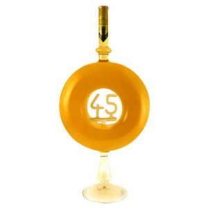 45  Születésnapra Kerek Évszámos Díszüveges Bor 0,5 L