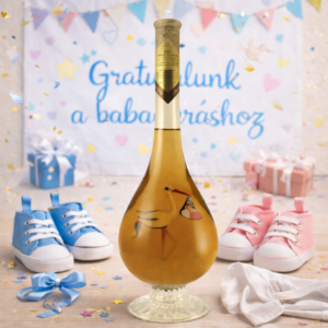 Babaváró Ajándék: Díszüveges Bor 0,5 L