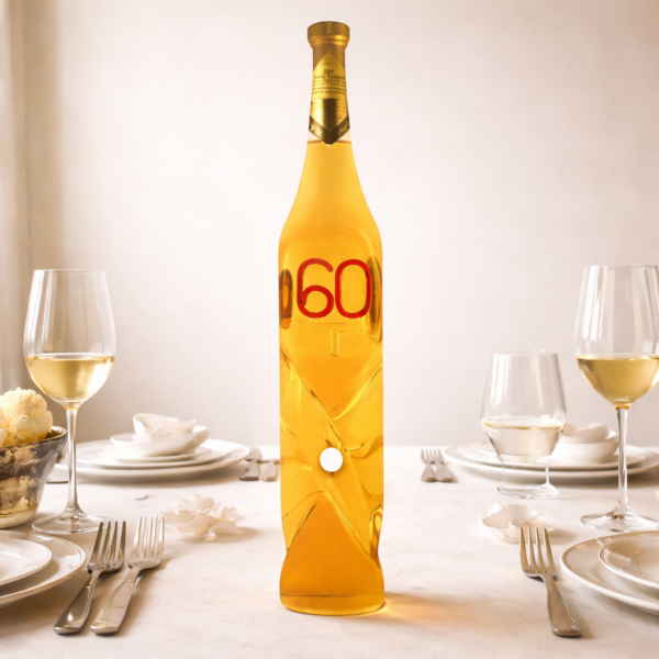 60 Születésnapra Csavart Díszüveges Bor 0,75 L