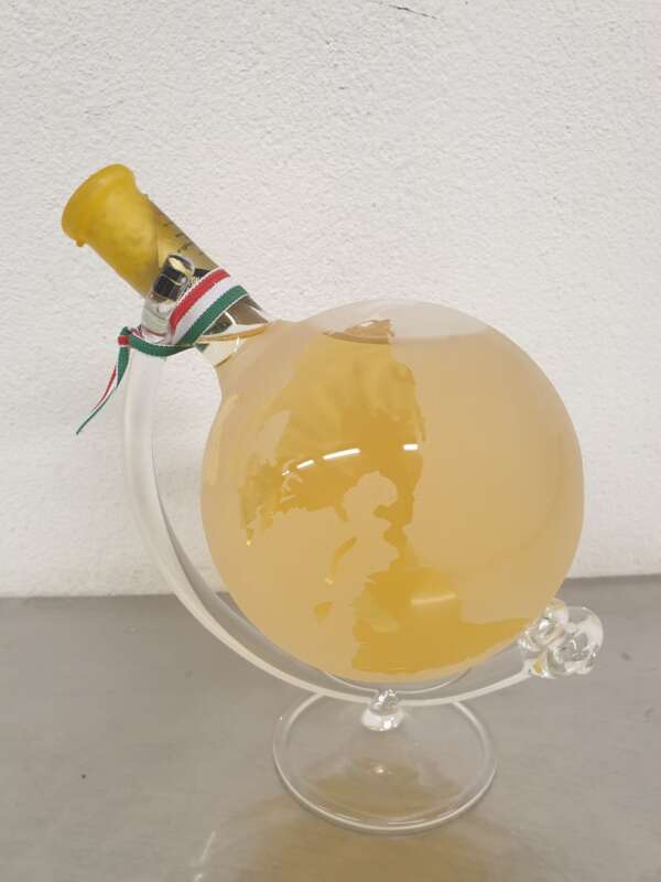 Homokfújt Földgömb 0,1 L