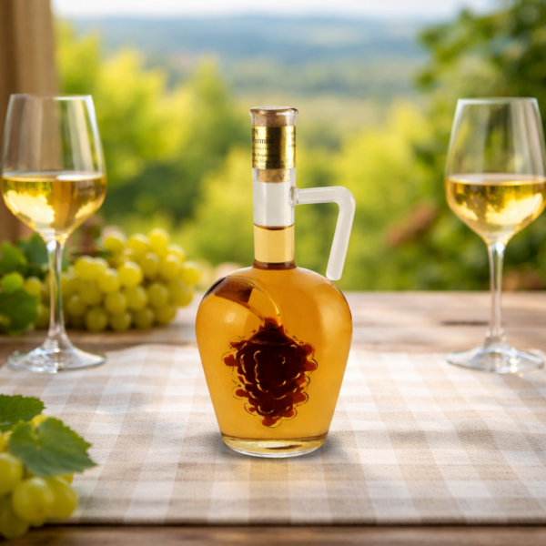 "Demion" alakú üvegben szőlőfürttel 0,2 liter