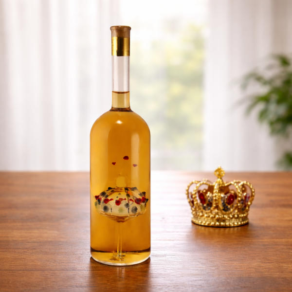 Hengeres palack, belül koronával, 0,2 liter