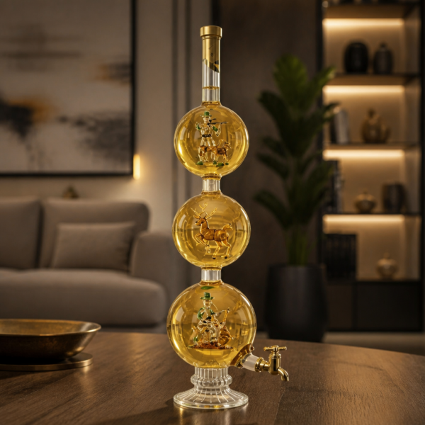Vadászos bortorony csappal 2,1 L