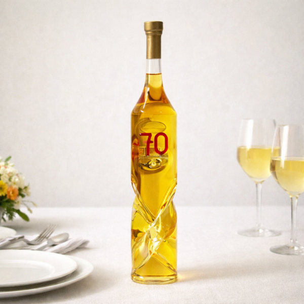 70 Születésnapra Csavart Díszüveges Bor 0,75 L