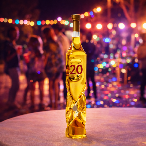 20 Születésnapra Csavart Díszüveges Bor 0,75 L