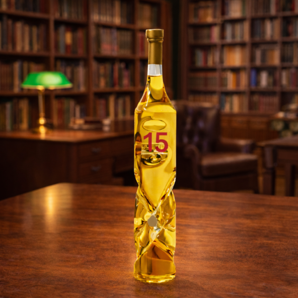 15 Házassági Évforduló ajándék - Csavart Díszüveges Bor 0,75 L