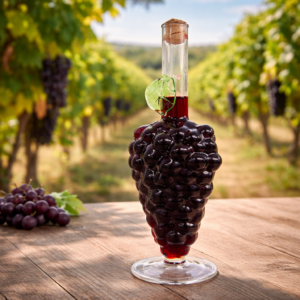 Talpon álló szőlőfürt, 0,1 L vörös